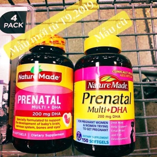 Vitamin bầu mỹ Prenatal 150v