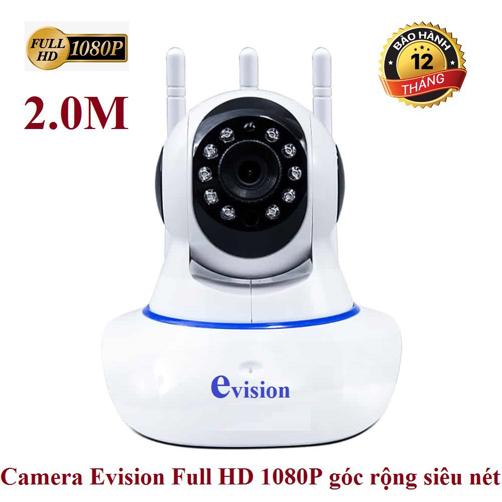 Camera wifi 3 râu 1080P 2.0M góc siêu rộng có ONVIF