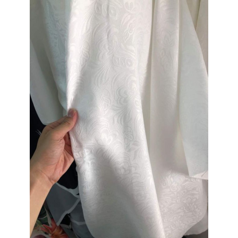 Vải tr gấm vân dày dặn