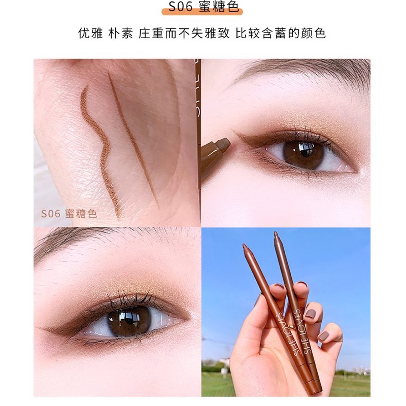 Chì Gel Kẻ Mắt Sáp Màu Nâu Mật Ong Chống Thấm Nước Waterproof Eyeliner | BigBuy360 - bigbuy360.vn