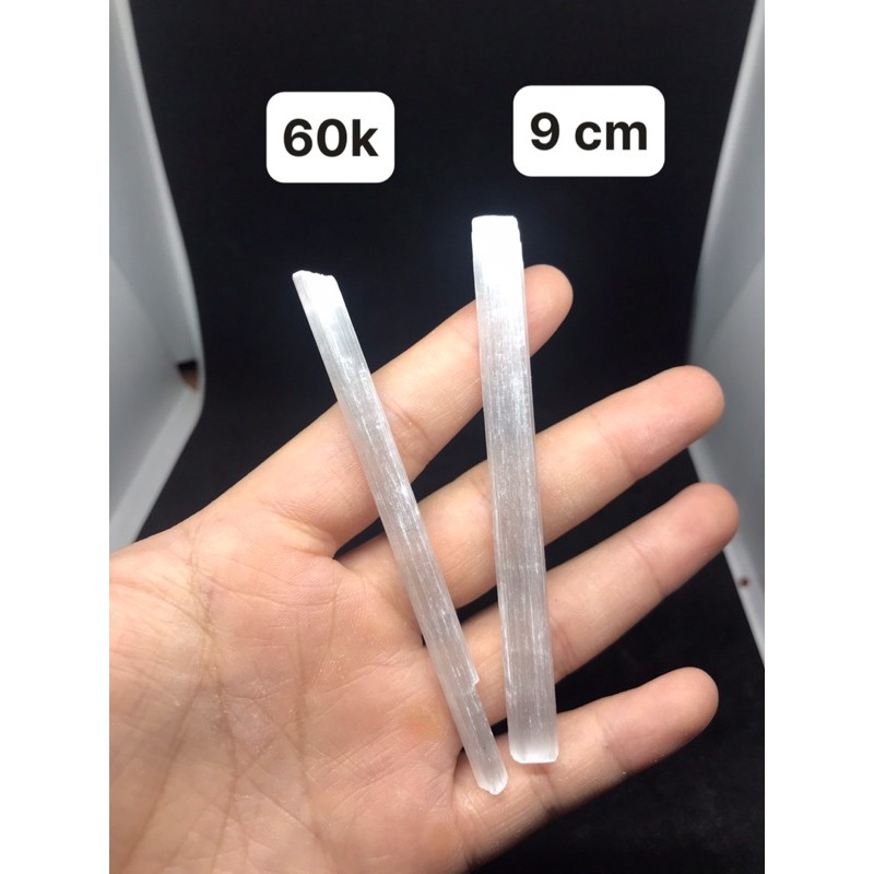Thanh Selenite Krystal trắng