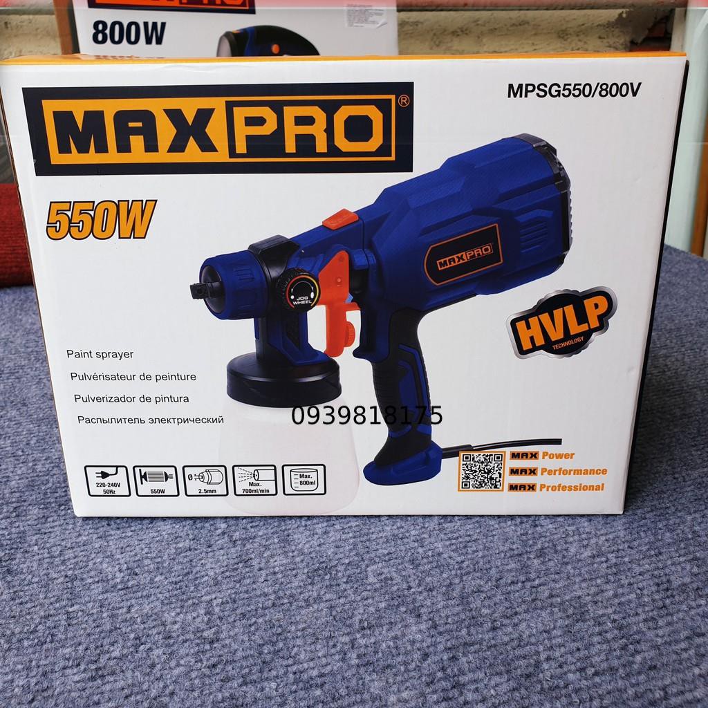 Máy phun sơn 550W Maxpro MPSG 550/800V