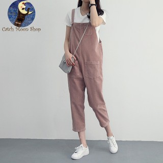 Quần yếm nhung tăm cực xinh ( freesize)