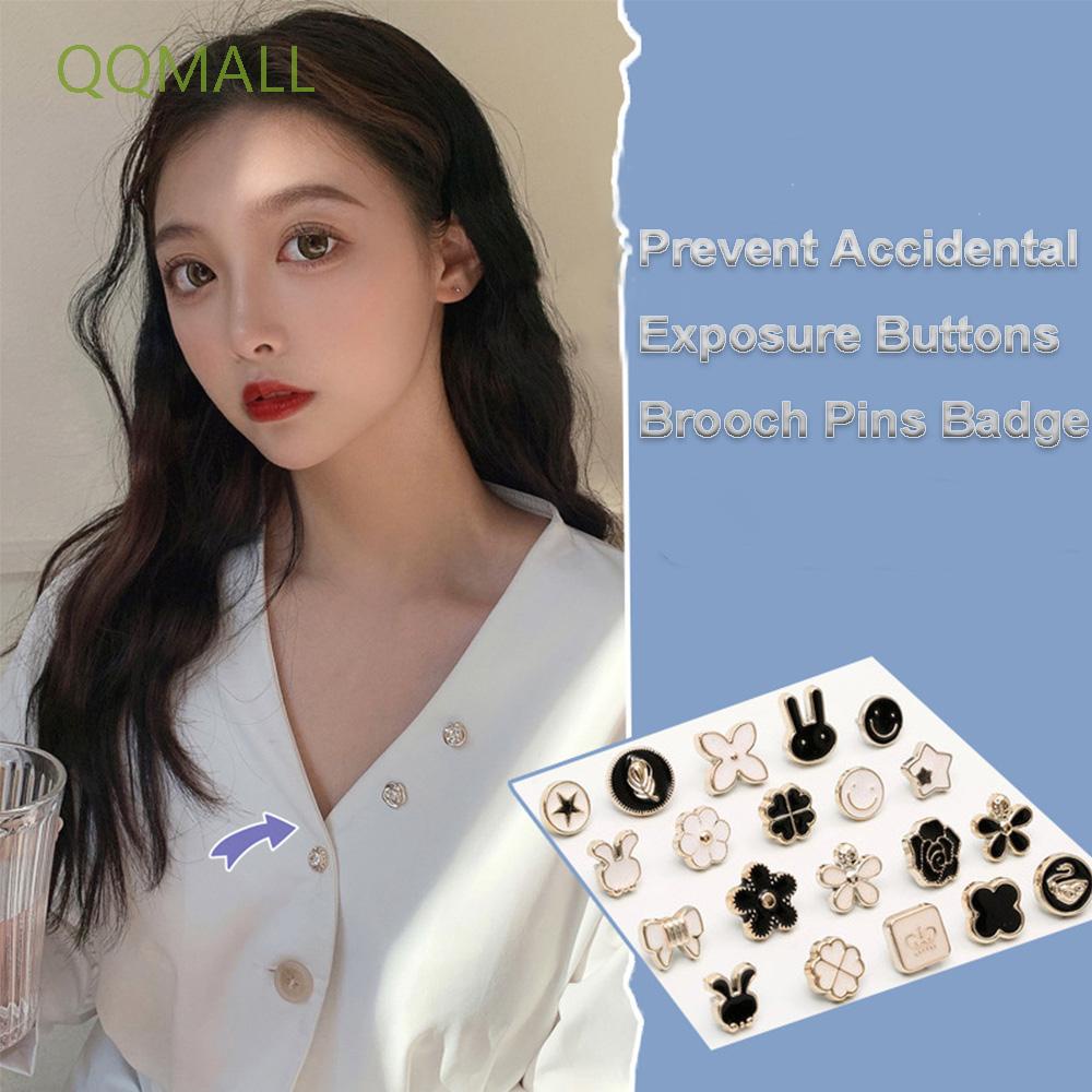 Bộ 10 ghim cài áo sơ mi khăn choàng đính ngọc trai phong cách Hàn Quốc thời trang cho nam và nữ