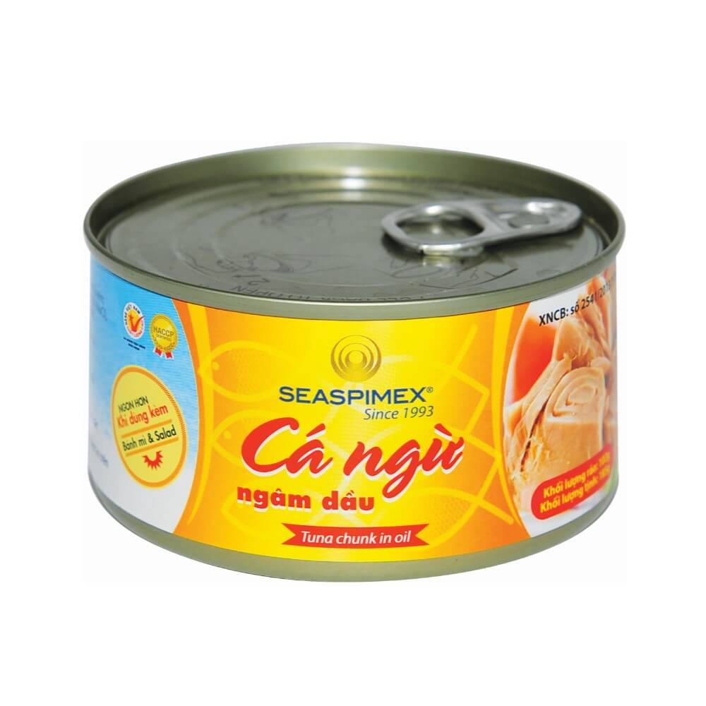 Cá Ngừ Ngâm Dầu Seaspimex 185g
