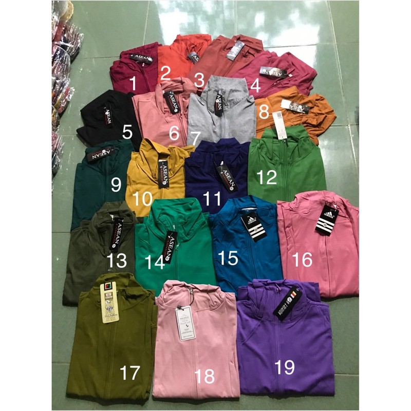 Áo khoác không mũ-Size nhỏ bảng màu số 1. | BigBuy360 - bigbuy360.vn