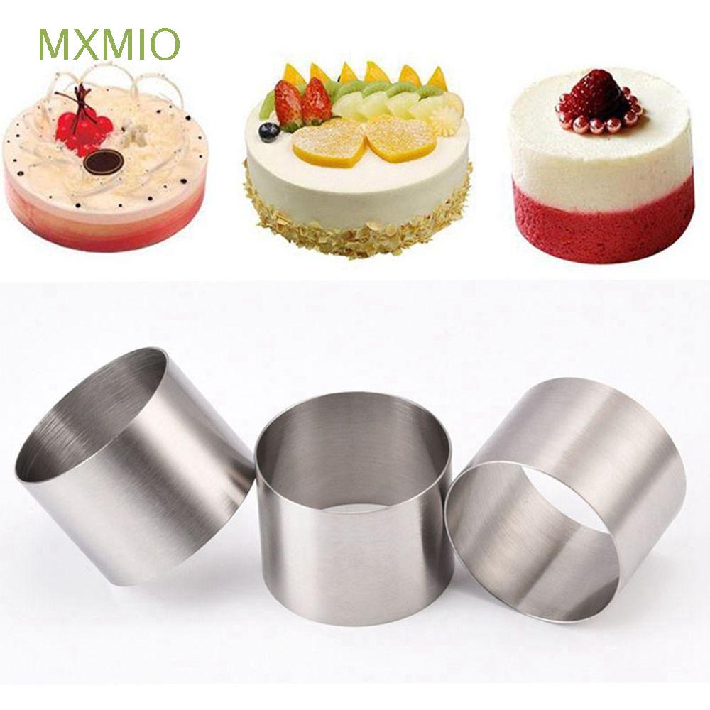 Khuôn Cắt Bánh Hình Tròn Bằng Thép Không Gỉ 5/6/8/10CM Tiện Dụng