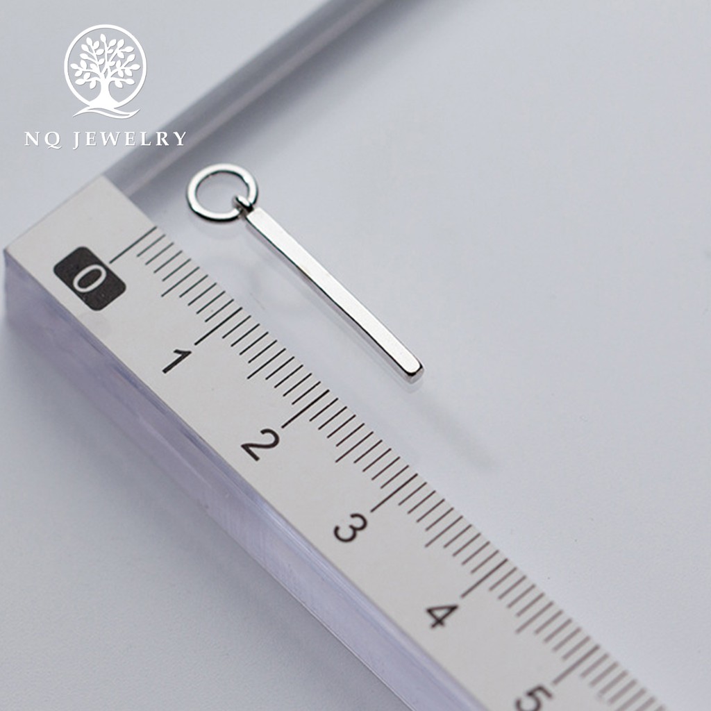 Charm bạc thanh dài treo - NQ Jewelry