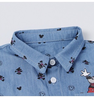 Áo sơ mi denim bé trai