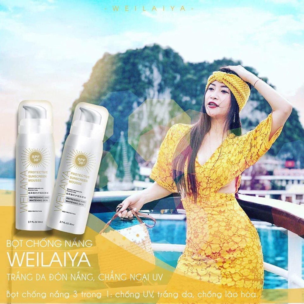 Kem Chống Nắng,Bọt Chống Nắng Weilaiya (Protetive Sunscreen Mouse) | BigBuy360 - bigbuy360.vn