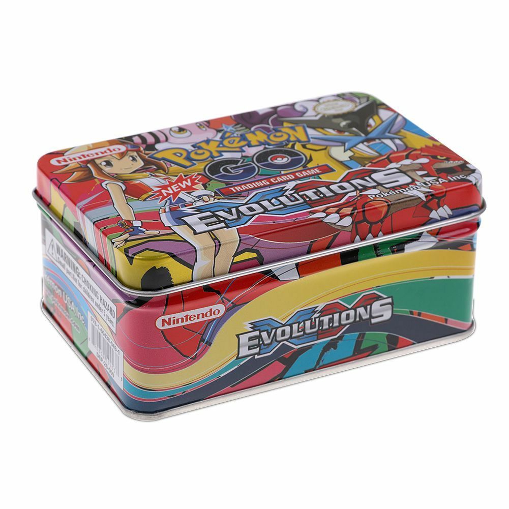 Set 42 Thẻ Bài Pokemon Kèm Hộp Kim Loại Cho Bé