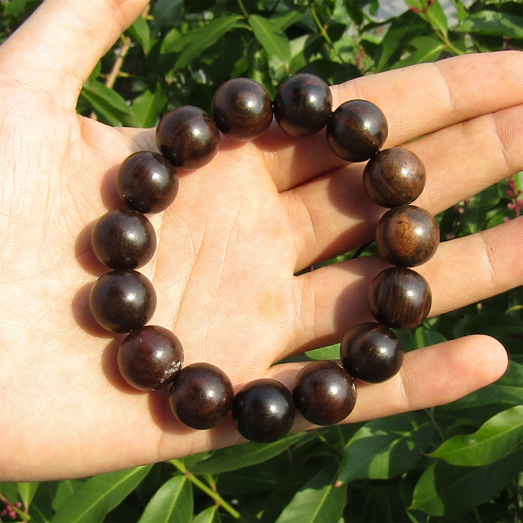 Vòng Tay Gỗ Mun Sọc