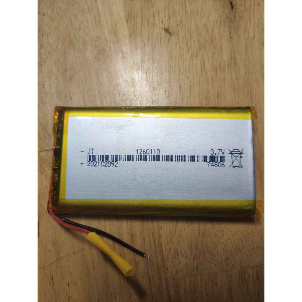 Pin Lithium - Ion 3.7V 1260110 10000mah