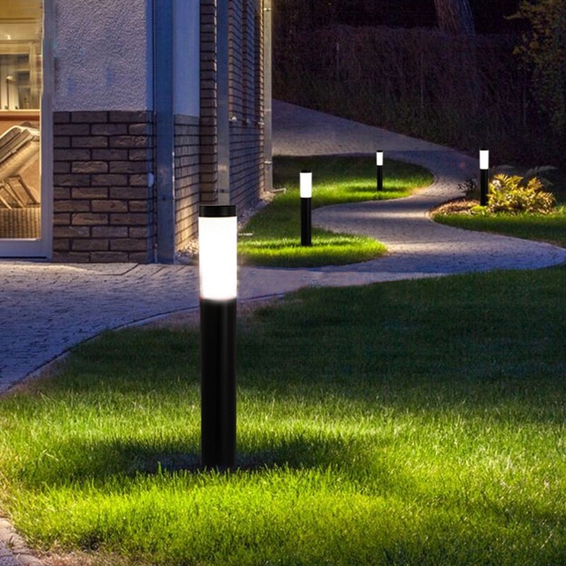 Đèn trụ sân vườn cổ trắng, ánh sáng lạnh đẹp, thân nhôm đúc. Hàng cao cấp bảo hành 2 năm