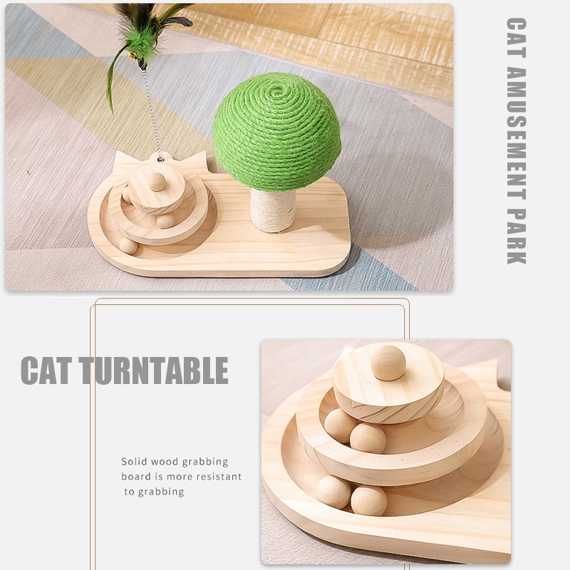 Đồ Chơi Tương Tác Cho Mèo Hình Cây Nấm