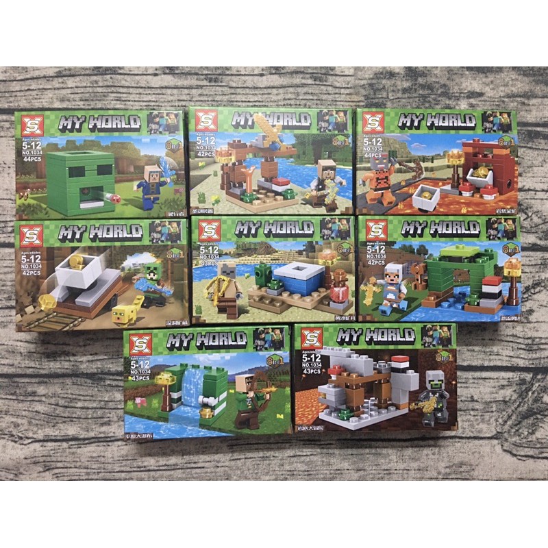 Lắp Ráp Lego Non Minecraft My World NO.1034