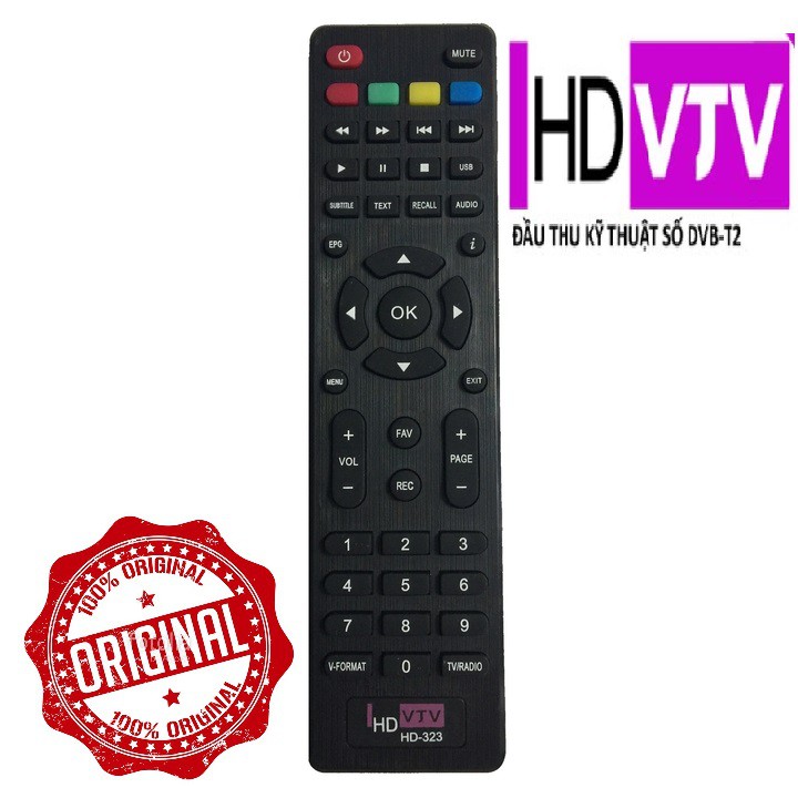 Remote điều khiển đầu thu Hùng Việt