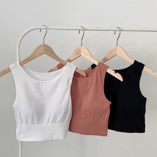 ÁO CROPTOP THUN CÁ TÍNH CÓ SẴN ĐỆM NGỰC CỰC ÊM, HACK VÒNG 1 MÃ ABR 007