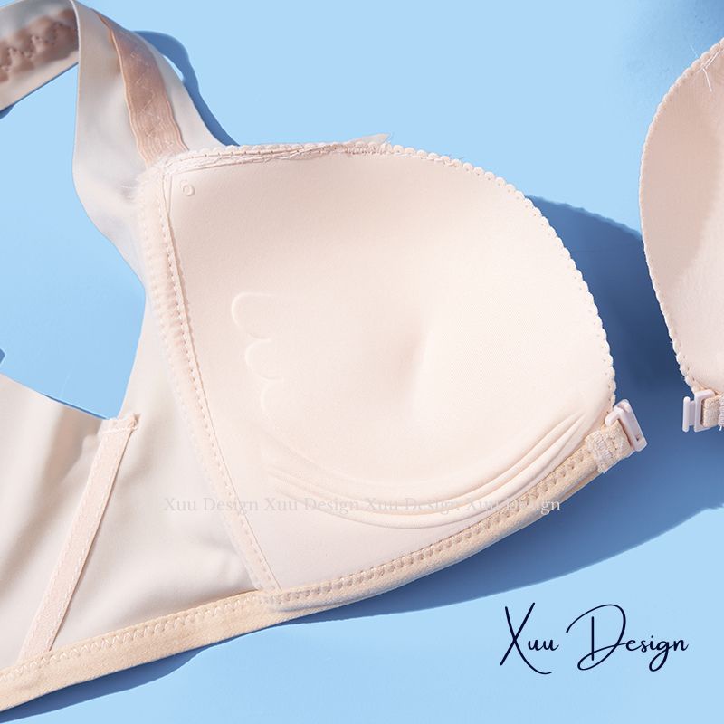 Áo lót nữ không gọng đệm vừa nâng ngực gợi cảm Wexuu, khuy cài trước tiện lợi chất Su mềm mại - AV40