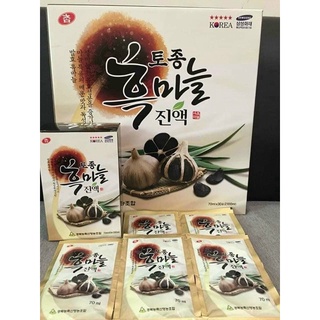 Nước Tinh Chất Tỏi Đen Hàn Quốc Cham Korean Traditional Black Garlic Hộp 30 Gói x 70ml, Tăng cường hệ miễn dịch