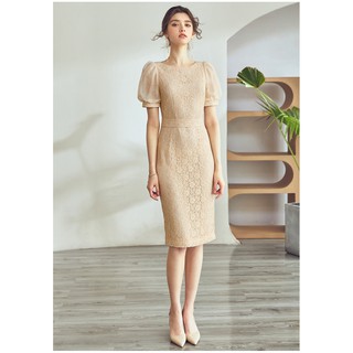 Đầm ren tiểu thư nhẹ nhàng tối giản đơn thuần