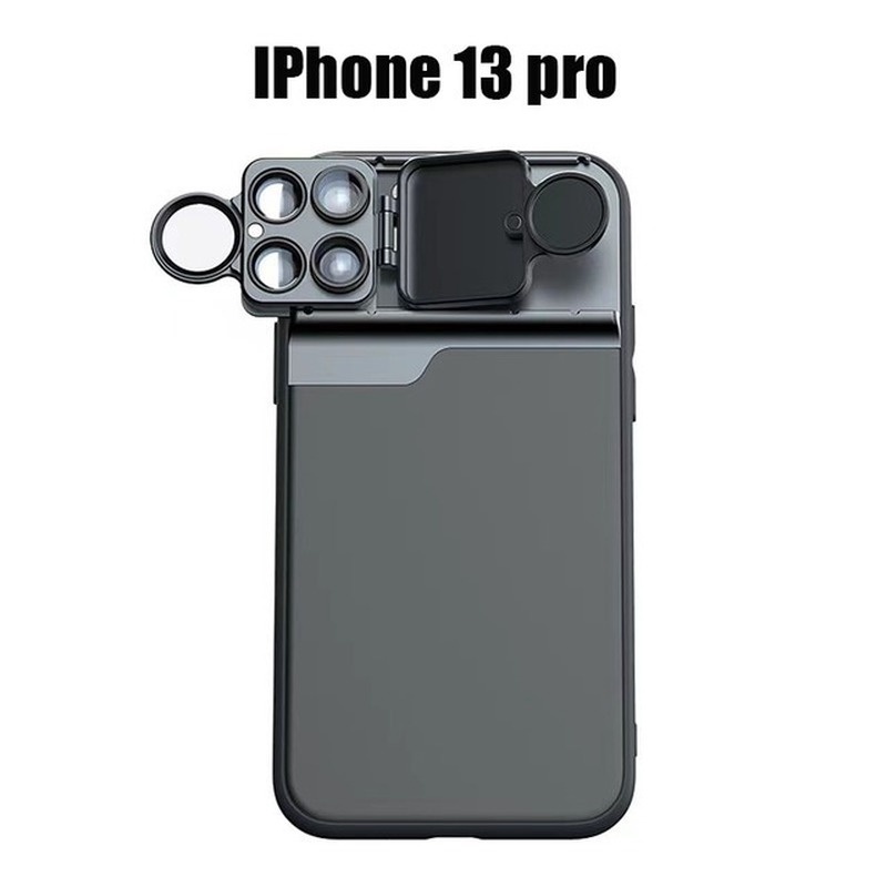 Bộ Ống Kính 5 Trong 1 Lens Siêu Mỏng 20X CPL Cho iPhone 13pro 12 11 pro max