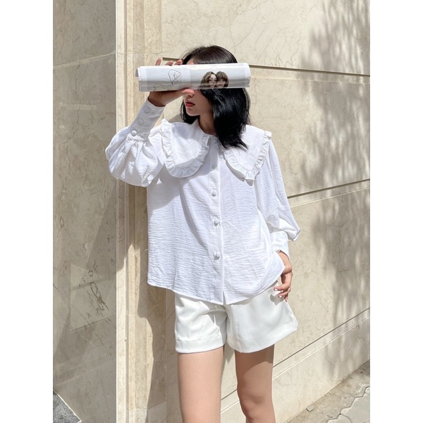 SAP-Áo sơ mi cổ sen nút bọc | BigBuy360 - bigbuy360.vn