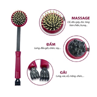 Cây đấm lưng matxa 2 trong 1 b0124