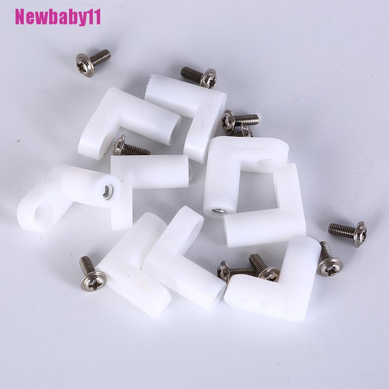 Bộ 10 Chân Đế Nhựa Chữ L 20mm Cố Định Tốt Tiện Dụng Cho Bé Sơ Sinh [BABY11]