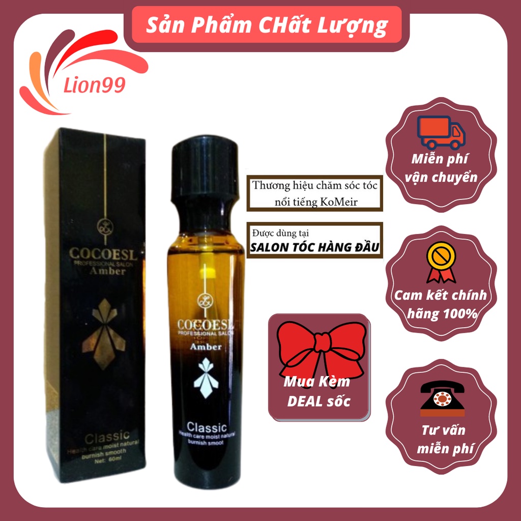 Tinh dầu dưỡng tóc cocoesl classic dài 60ml chuẩn hàng công ty