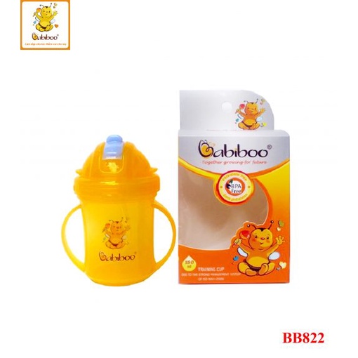 CA TẬP UỐNG ĐA NĂNG CÓ ỐNG HÚT CHO BÉ 180ml - BABIBOO