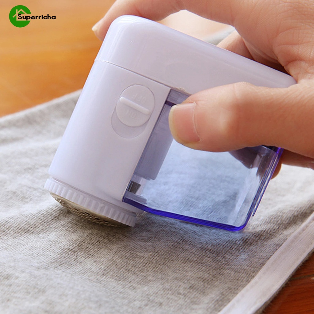 Máy loại bỏ xơ vải/lông xù/bóng lông trên quần áo chạy bằng điện mini cầm tay tiện lợi dùng trong gia đình