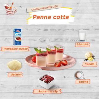 [Chỉ ship TPHCM] Combo nguyên liệu Panna Cotta
