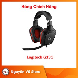 Tai Nghe Có Dây Chụp Tai Over-ear Logitech G331 Wired Gaming - Hàng Chính Hãng