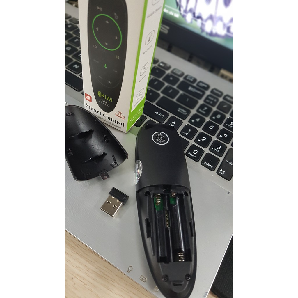 Điều khiển giọng nói Kiwi V5 pro , Chuột bay giọng nói g10s , tích hợp chuột bay con quay luân hồi  - Hàng chính hãng