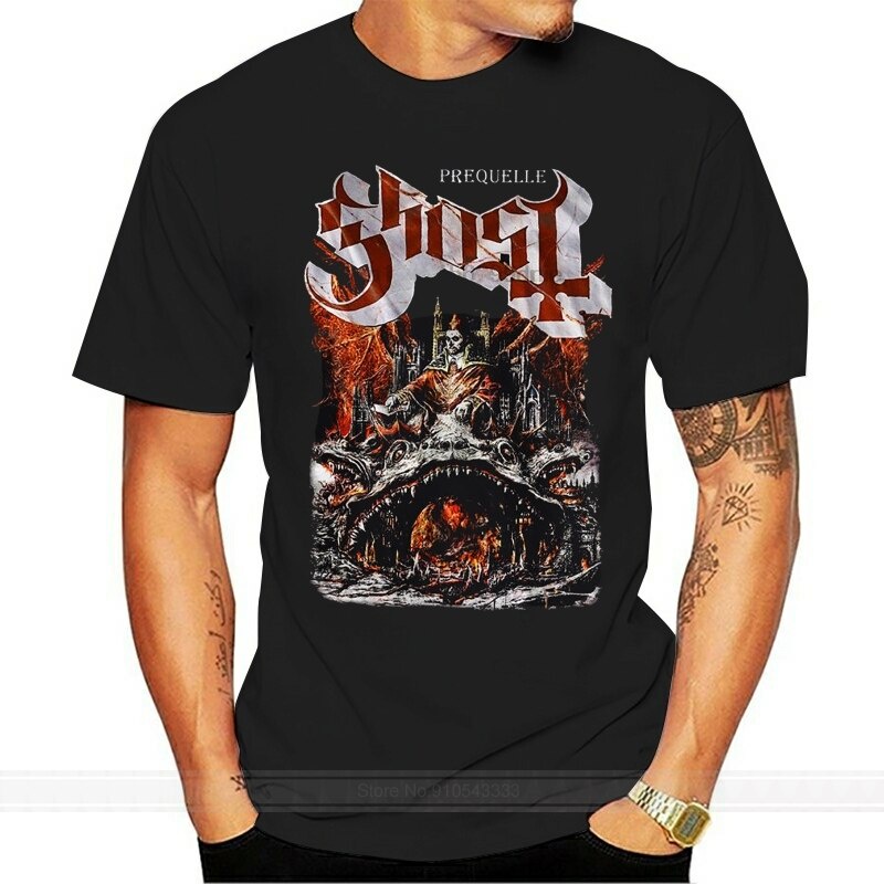 Áo Thun cotton In Hình Ban Nhạc Ghost Bc Prequelle Heavy Metal size Smlxl2Xl Thời Trang Mùa Hè Cho Nam