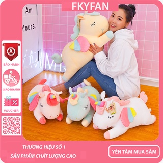 Bộ chăn gối văn phòng ngựa Pony,Gấu bông có mền hình thú cute GB-19