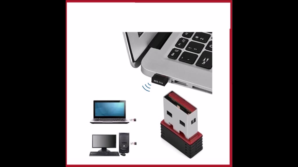 USB Thu Wifi 802.11N 300Mbps, tiện lợi dùng cho laptop, PC - Bộ Thu Wifi Tốc Độ Cao Cho Máy Case Laptop | BigBuy360 - bigbuy360.vn