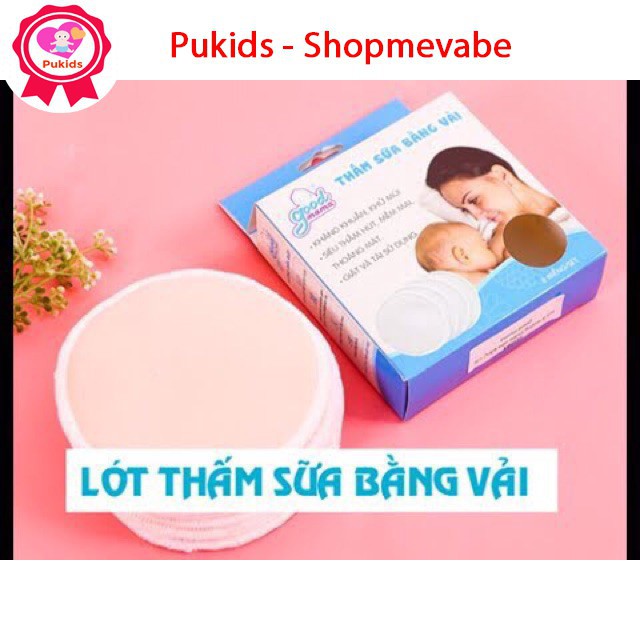 Miếng lót thấm sữa bằng vải GoodMama, hàng cao cấp