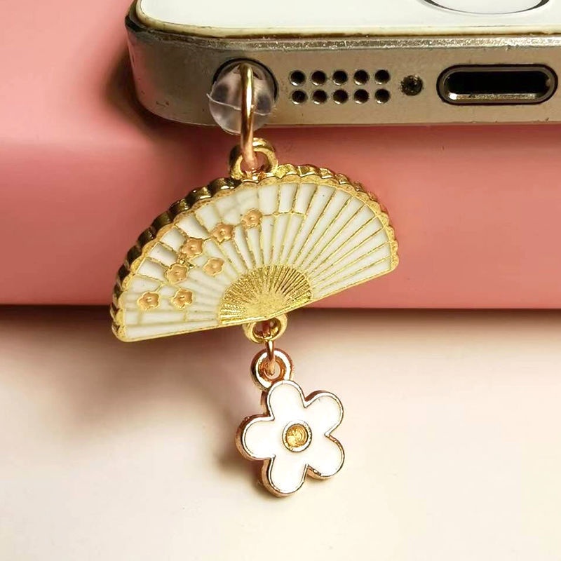 Nút Cắm Chống Bụi Gắn Cổng Sạc Điện Thoại Hình Hoa Nhỏ Xinh Xắn