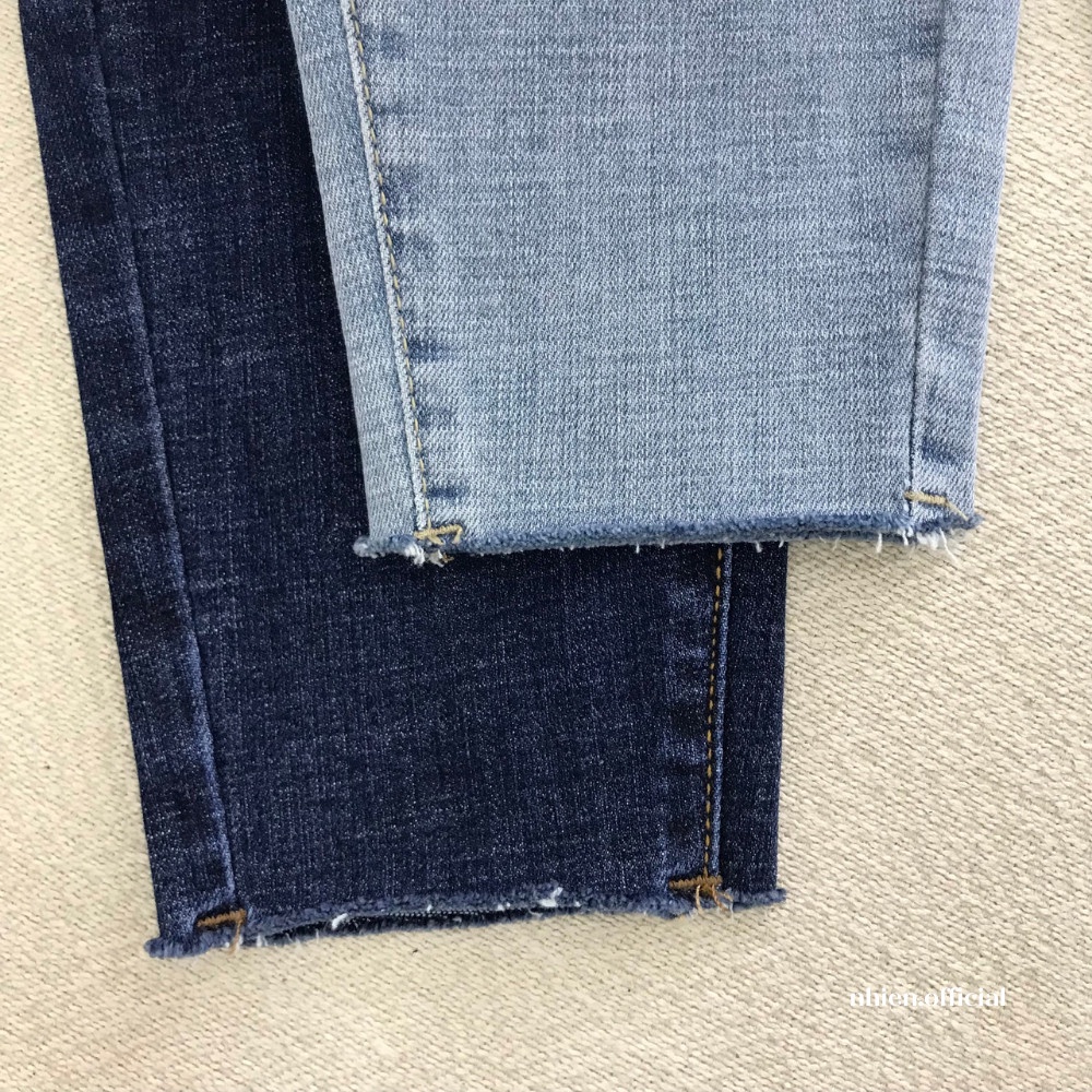 Quần jean nữ form baggy rách lai Nhienvintage_BQ7