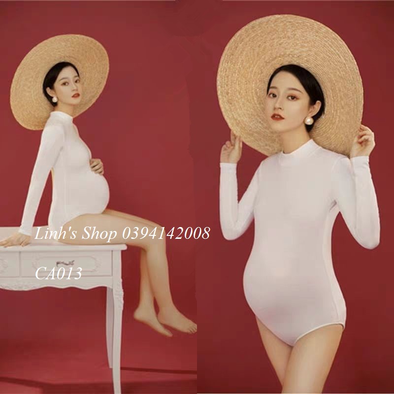 Đầm Bầu Váy Bầu Chụp Ảnh Nghệ Thuật Ôm Body Sang Chảnh CA13