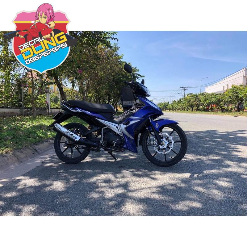 Tem xe exciter 2006 đến 2010 xanh gp Tem xe