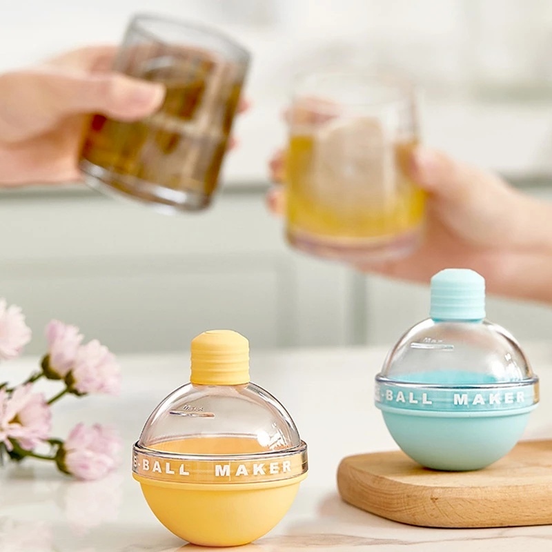 Khuôn Silicone Làm Đá Hình Cầu Tiện Dụng