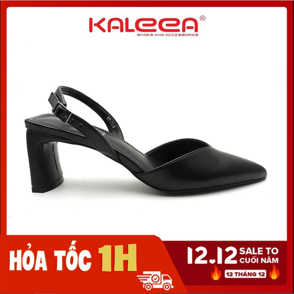 Sandal Nữ KALEEA UK2103 Sandal Cao Gót Hàng VNXK Đế Cao 6p