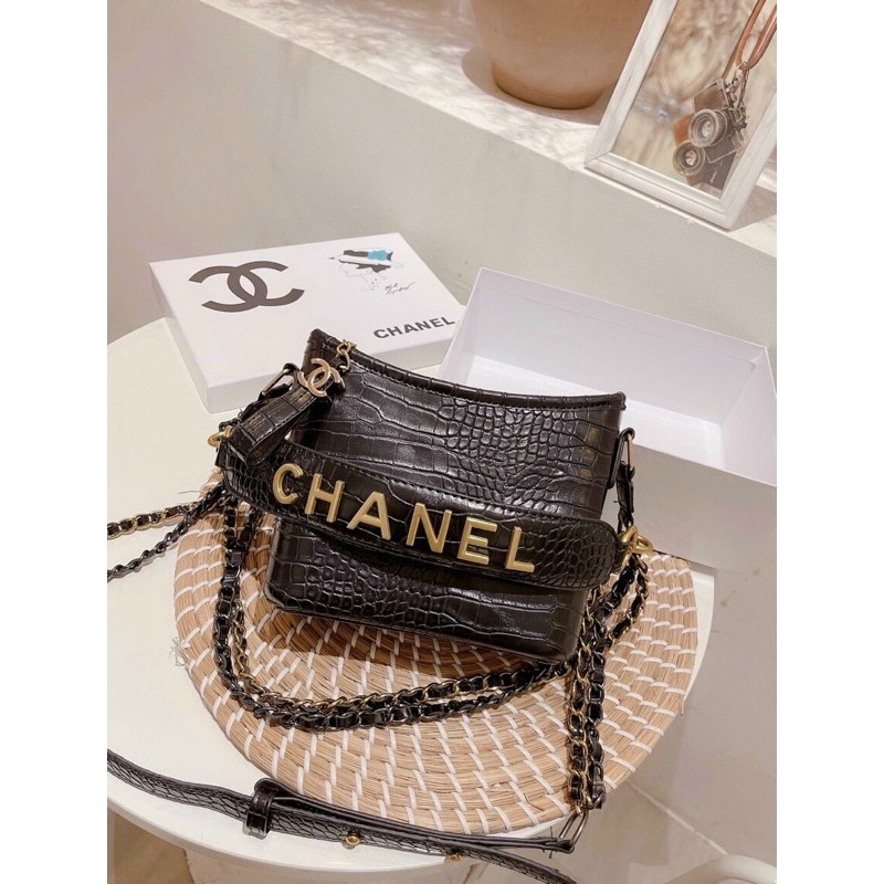 Túi đeo chéo, đế đúc gỗ