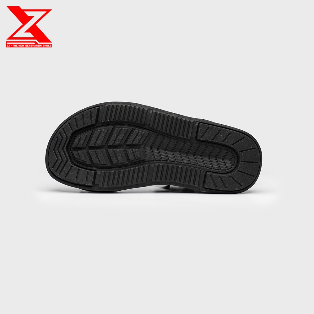 Giày xăng - đan nam nữ ZX 2714 Bubble D All Black quai ngang