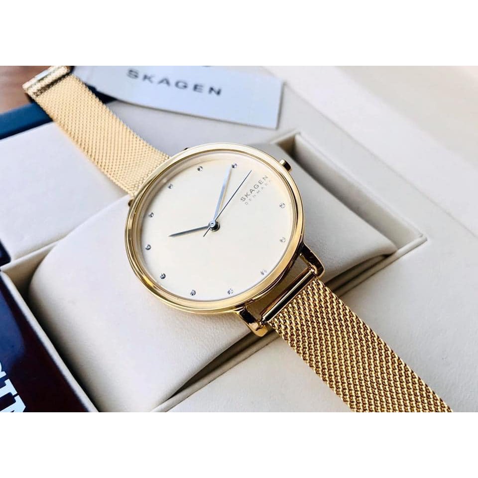 Đồng hồ nữ Skagen SKW7206 dây mesh mảnh mai