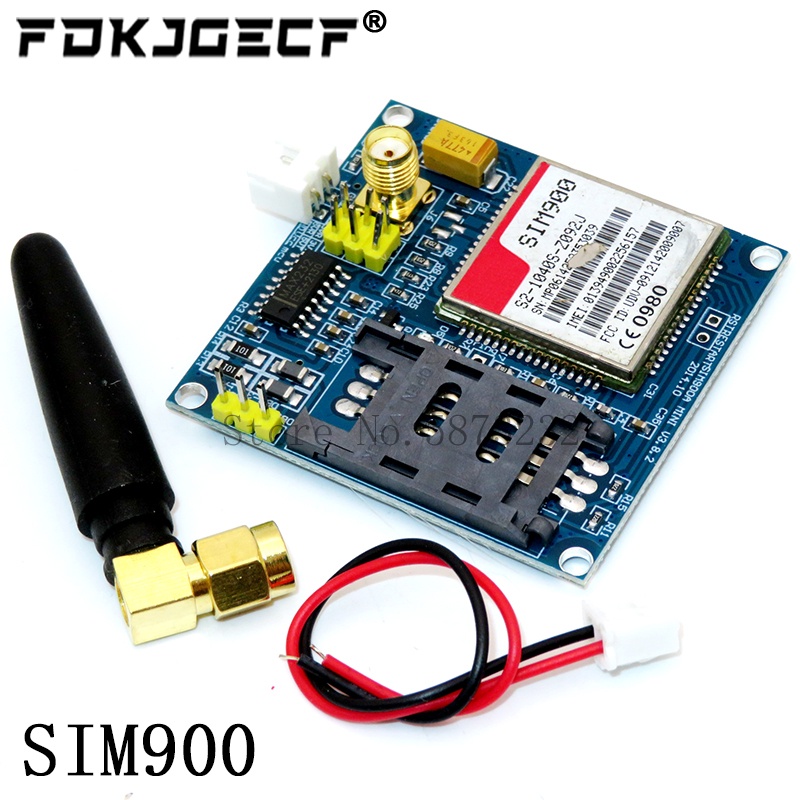 Mô Đun Truyền Dữ Liệu Không Dây SIM900A SIM900 MINI V4.0 GSM GPRS Kèm Ăng Ten Cho arduino