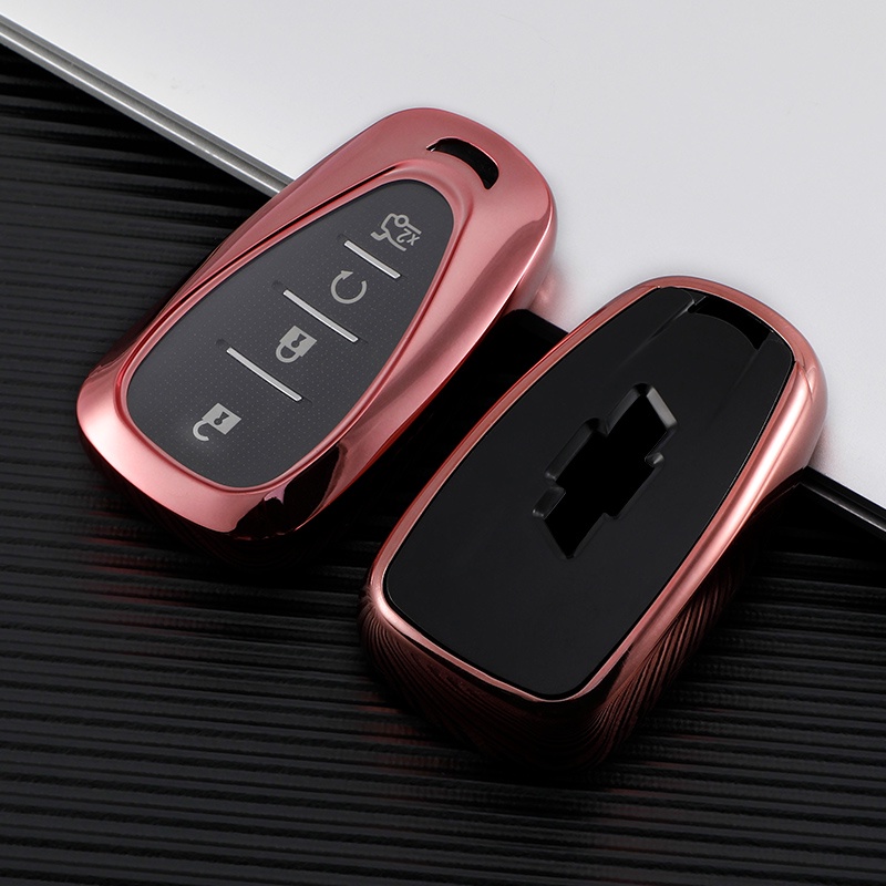Vỏ TPU Mềm Bọc Chìa Khóa Điều Khiển Từ Xa Cho Xe Hơi Chevrolet Cruze Spark Camaro Volt Bolt Trax Malibu